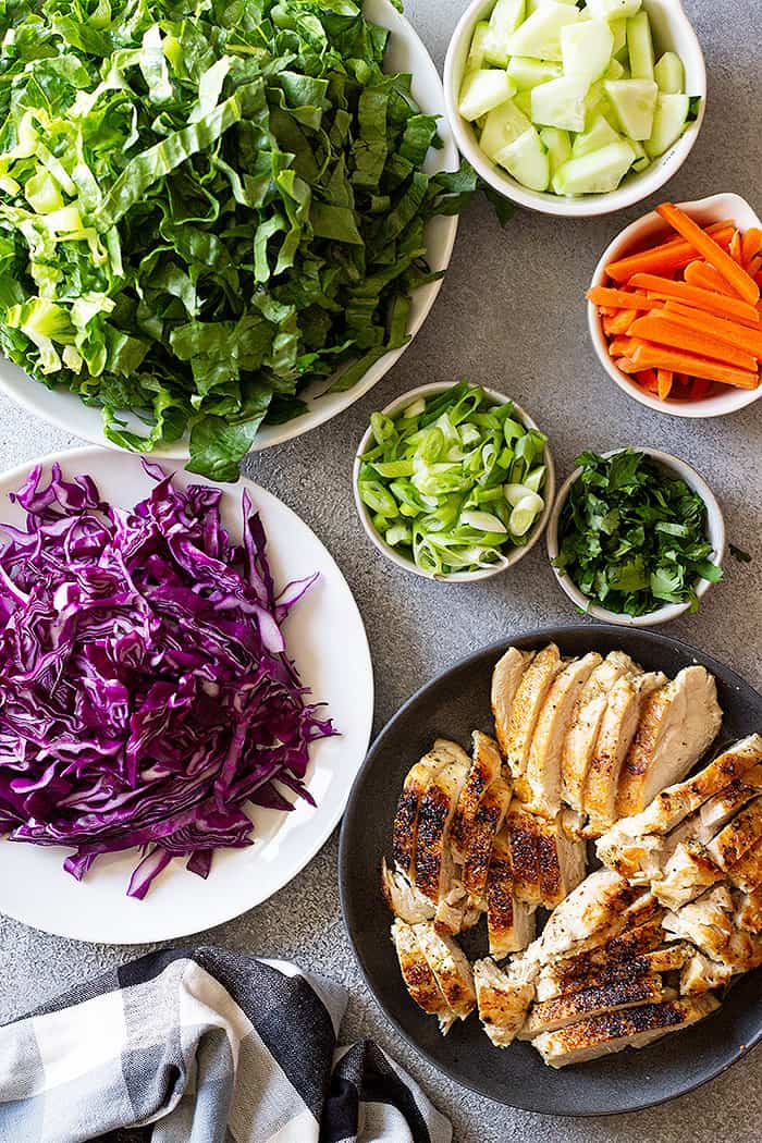 Ingredients to make an epic salad!
