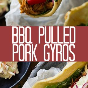 bbq pulled pork gyros pinterest image