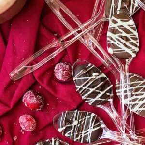 These DIY Chocolate Spoons are a great Christmas gift! They add the perfect special touch to a cup of hot chocolate or coffee!!