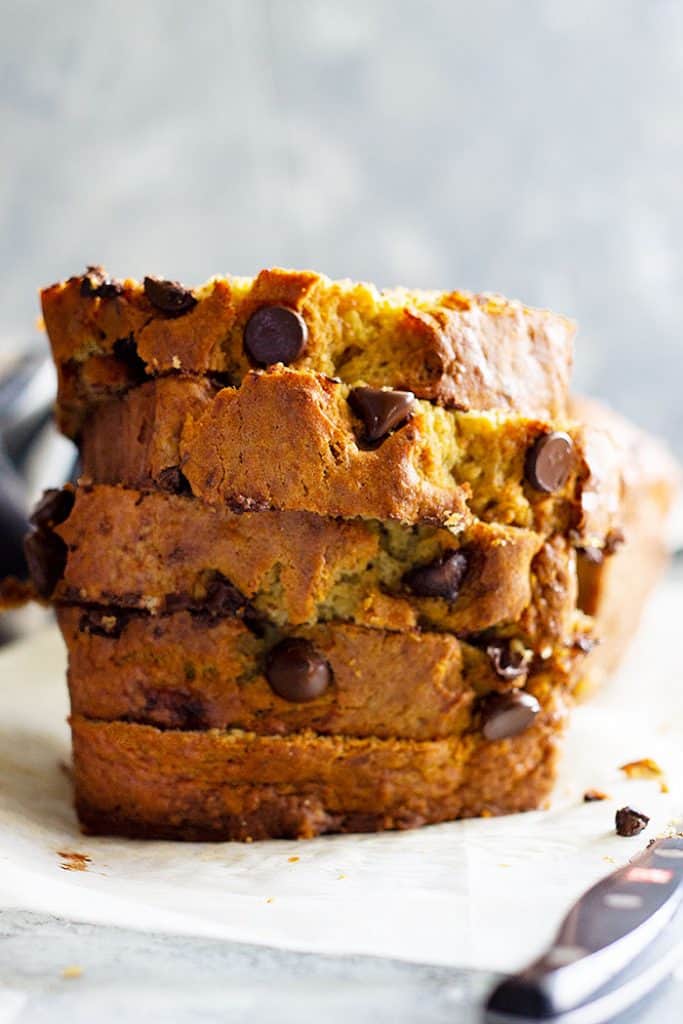 This Easy Banana Bread is the BEST banana bread!! It's perfectly moist, not gummy, and the perfect canvas for any additions!! #easyrecipe #bananabread #quickbread