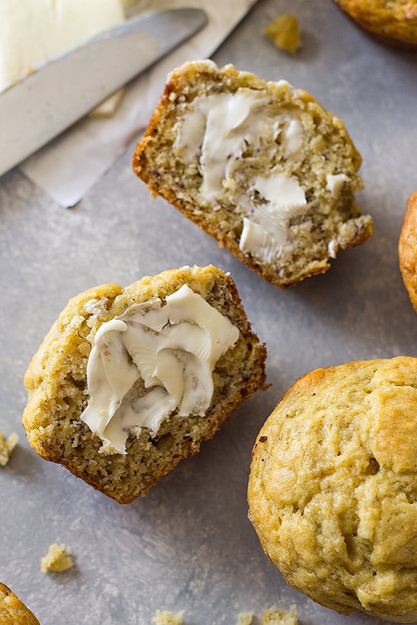 These Easy Banana Muffins are easy to make and kids love them! They are loaded with banana flavor and make a great breakfast!