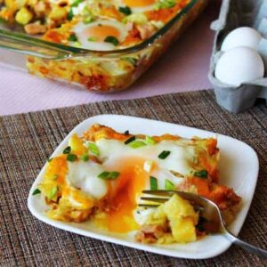 Ham and Potato Breakfast Bake