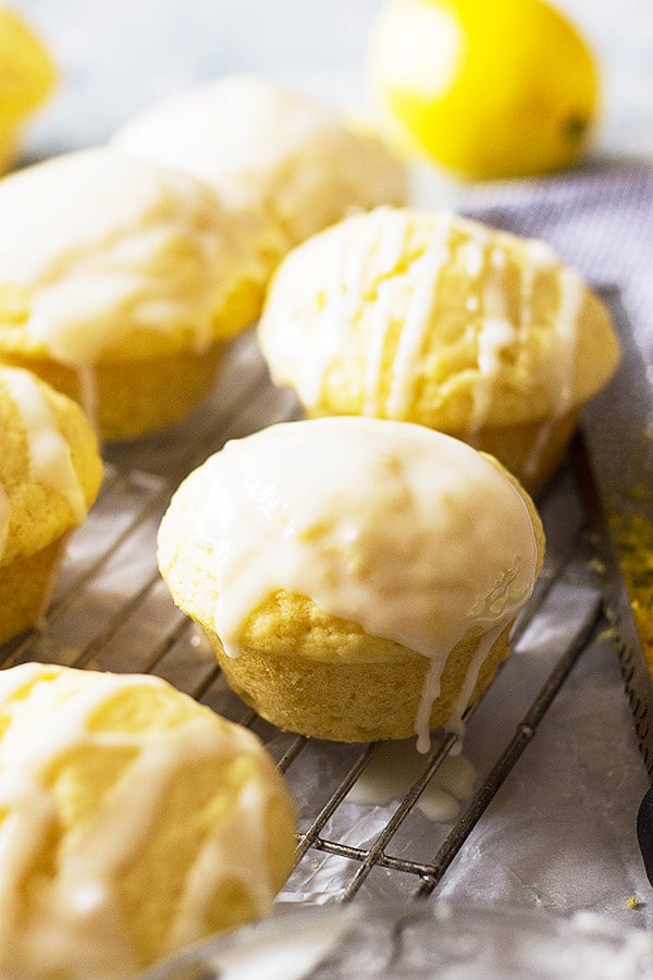 ready to serve lemon muffins