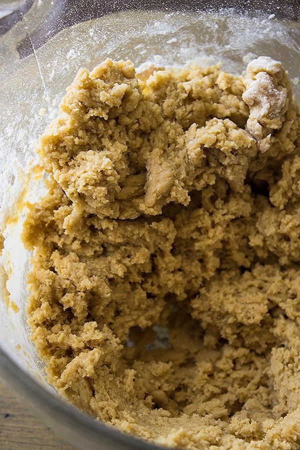 Dry and smooth cookie dough