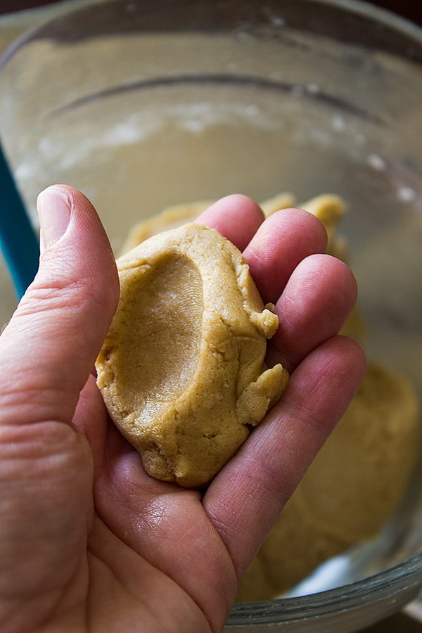Texture of cookie dough