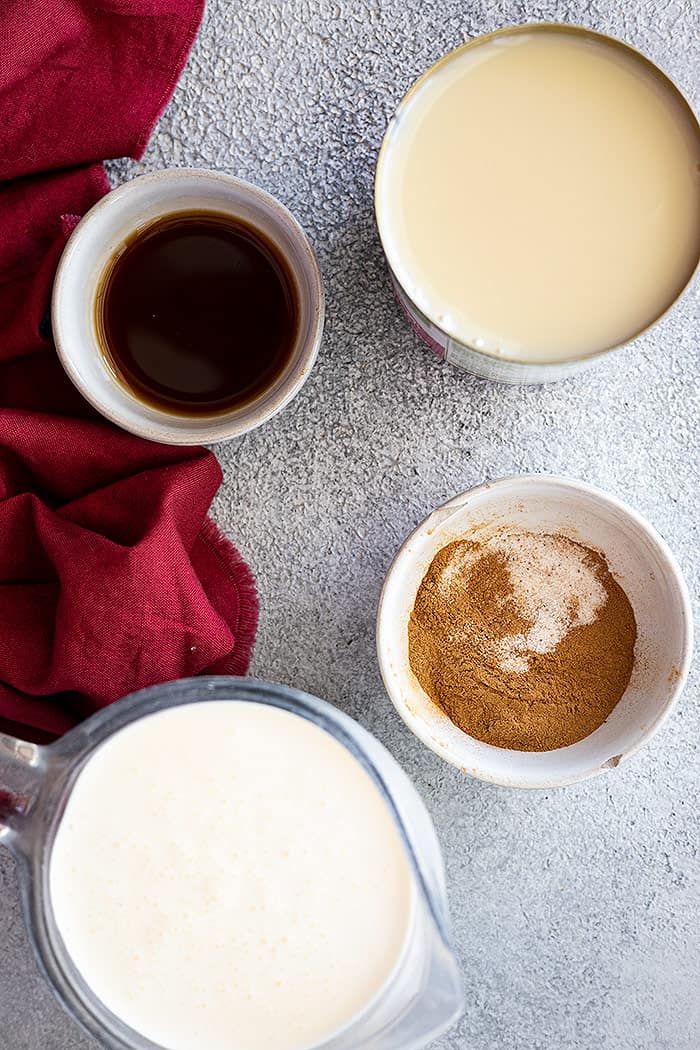 Only 5 simple ingredients are needed to make this no churn ice cream! 