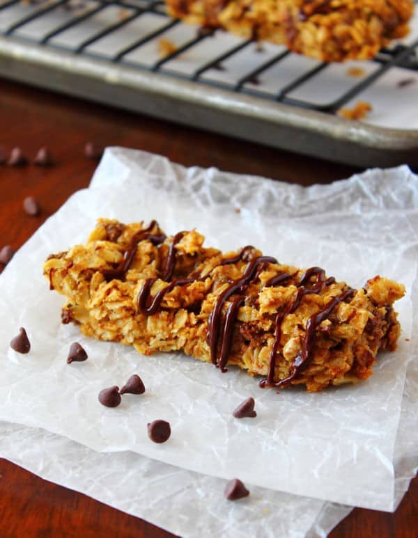 Chewy Peanut Butter Granola Bars