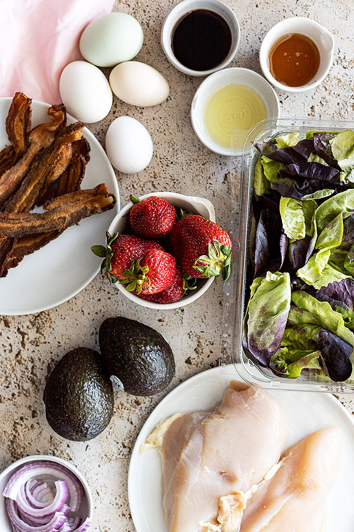 Ingredients needed to make this delicious salad. 