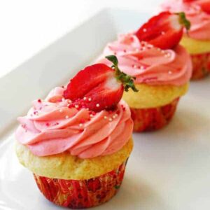 Strawberry Shortcake Cupcakes